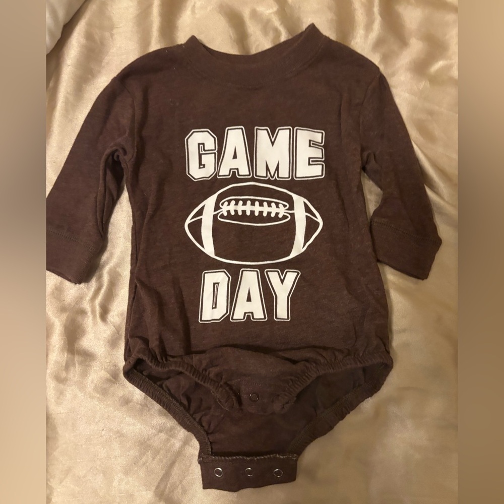 The Children's Place Brown 'Game Day' Bodysuit